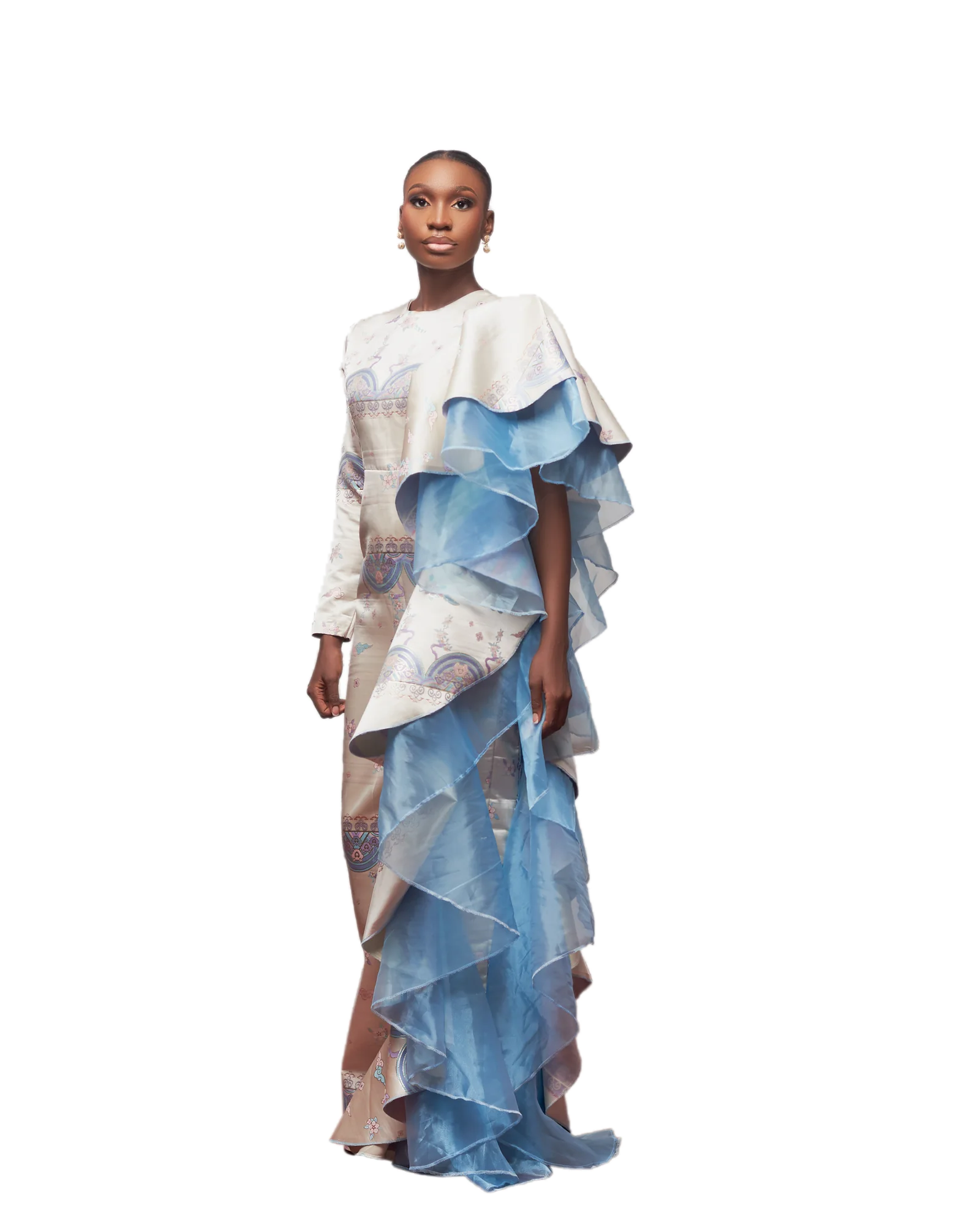 Betwanne 2026 blue and ivory collection look