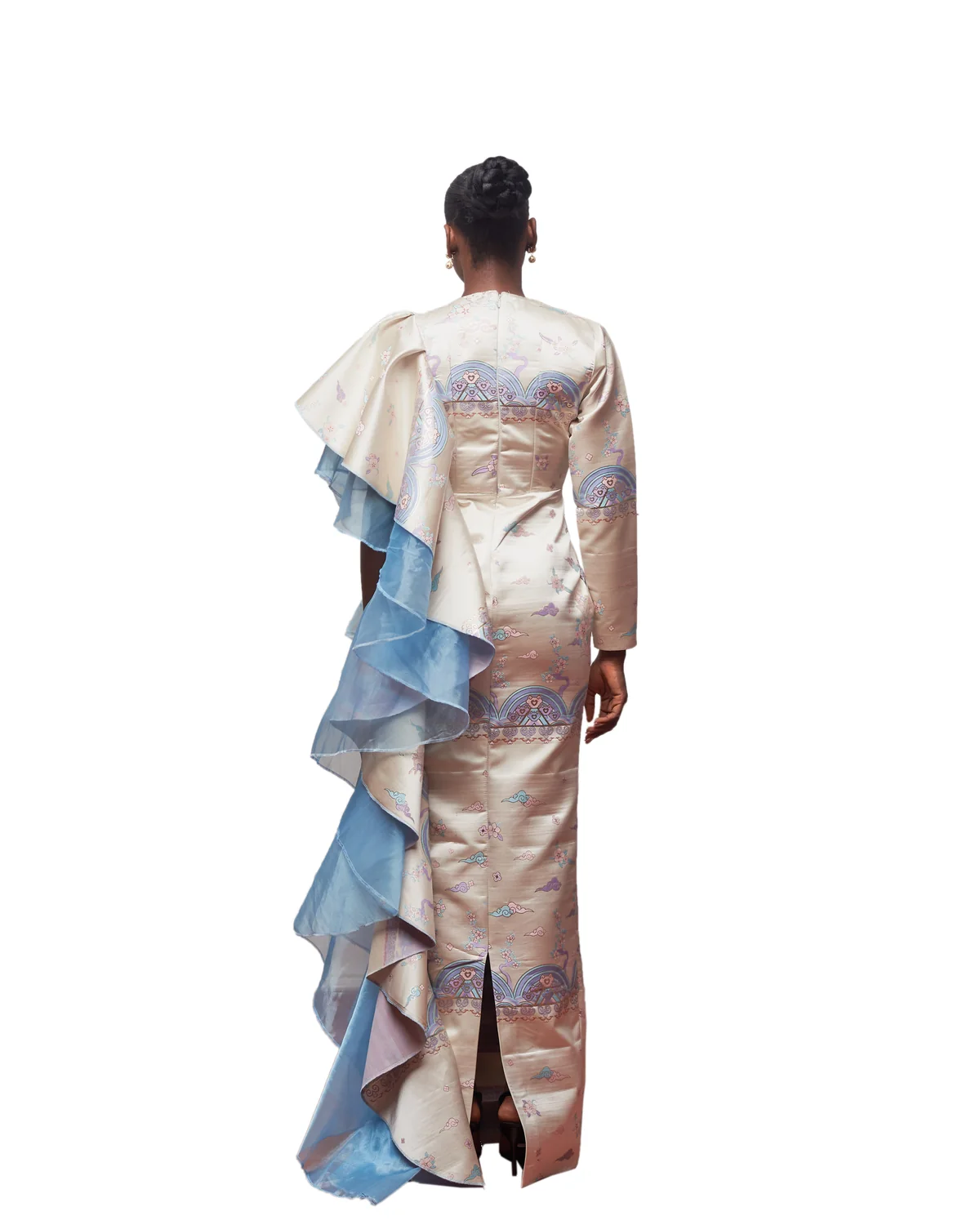 Cerulean occasionwear, back view